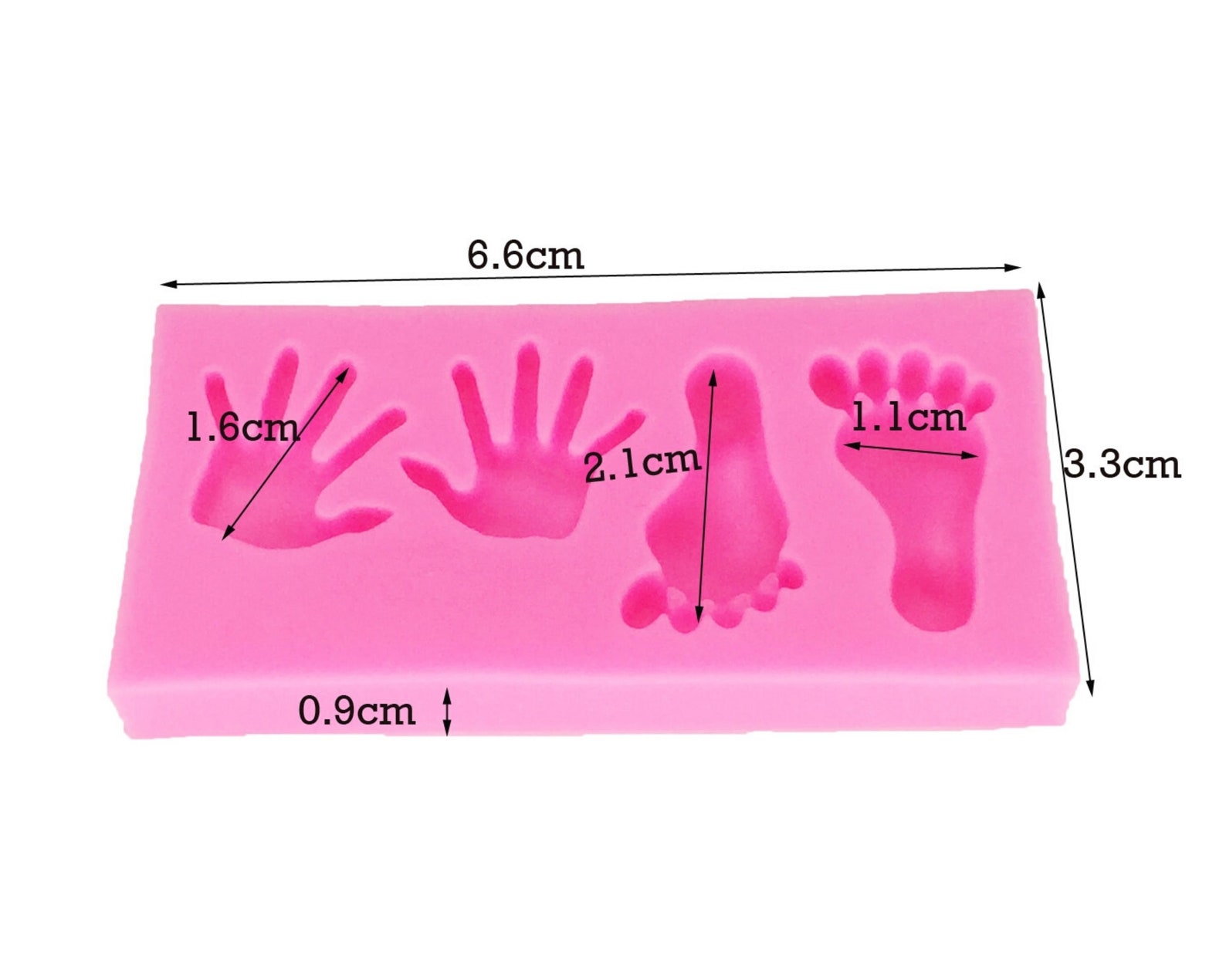 Baby Feet/Hand silicone mold3d Silicone fondant mold Design Etsy