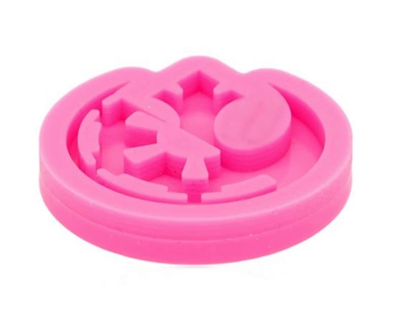Shiny Glossy REBEL Keychain Mold Silicone Mould Resin Epoxy Resin Molds for Jewelry,Keychain Mold Jewelry Mold Glitter Mold