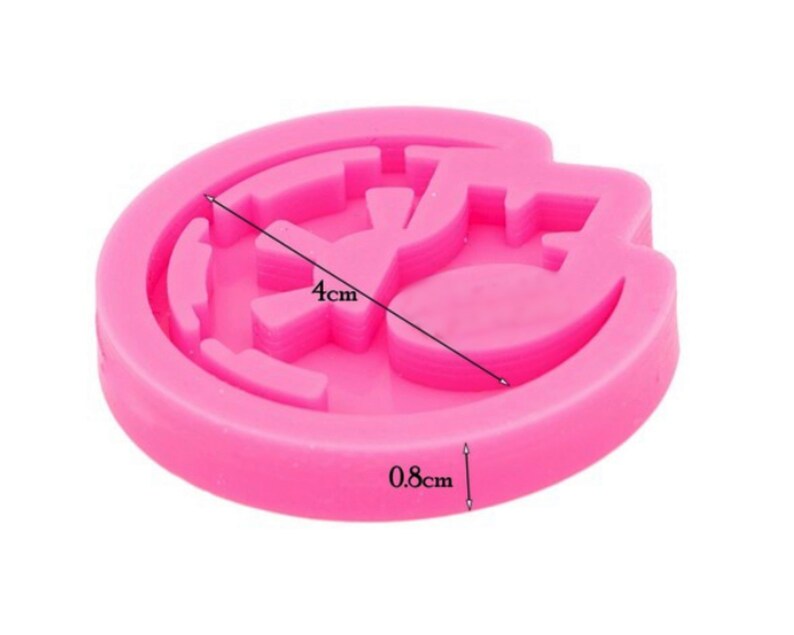 Shiny Glossy REBEL Keychain Mold Silicone Mould Resin Epoxy Resin Molds for Jewelry,Keychain Mold Jewelry Mold Glitter Mold