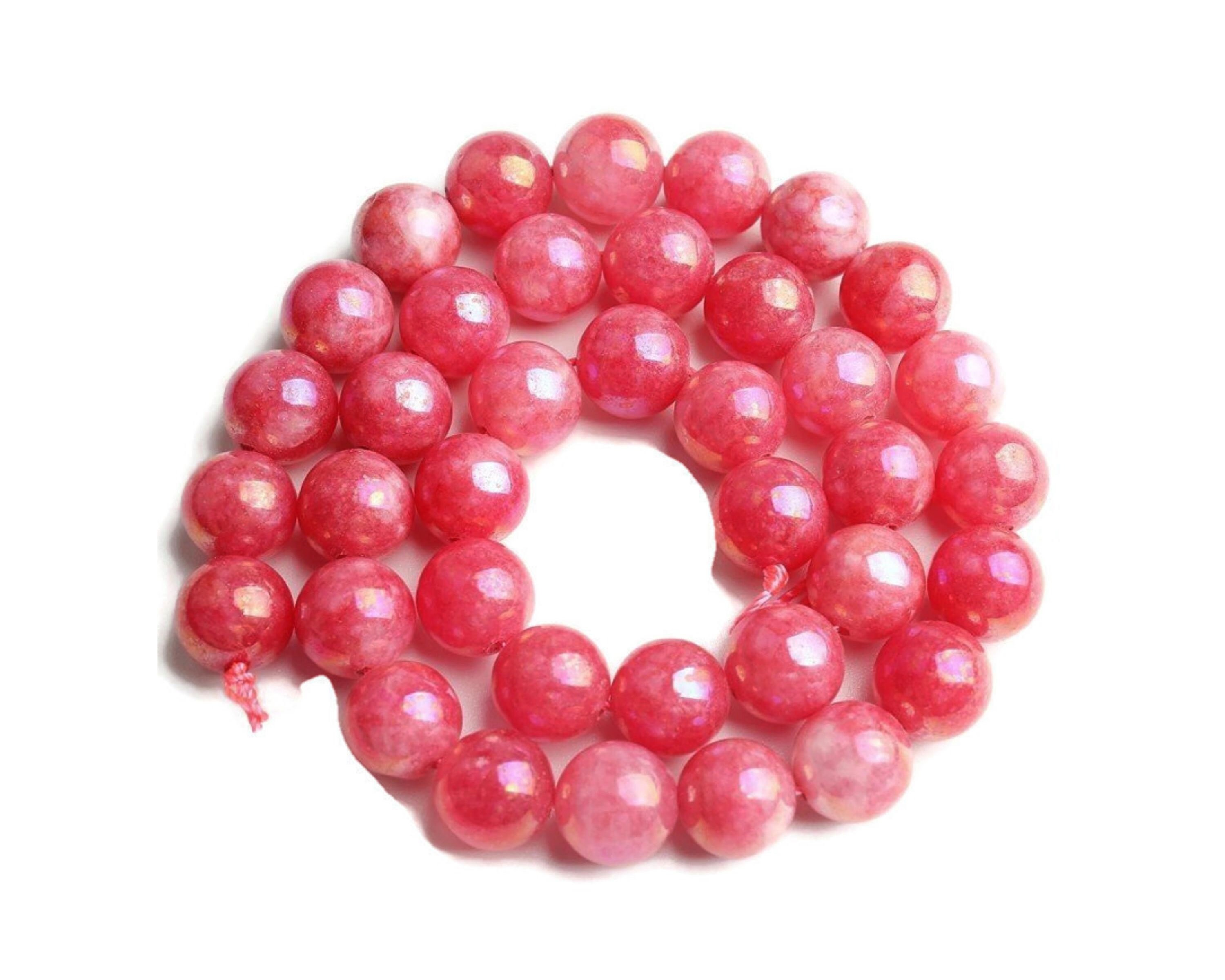 Pink Angelite Beads Natural, Stone Earring Accessories