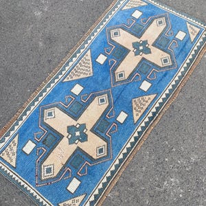 2x4 Rug,Turkish Rug,Oushak Rug, Vintage Rug, Handmade Rug, Small Rug, Bedroom Rug,kidsroom rug, Bathroom Rug, Doormat rug, &#39;&#39;1.9x4.0&#39;&#39;.