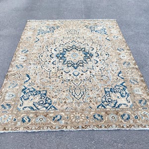 9x12  Antique Turkish Rug, 9x12, Area Rug For Livingroom, Heriz Rug, Oversized Vintage Rug, 9x12 Decorative Rug, Persian Rug, 9.4 x 12.3 ft.