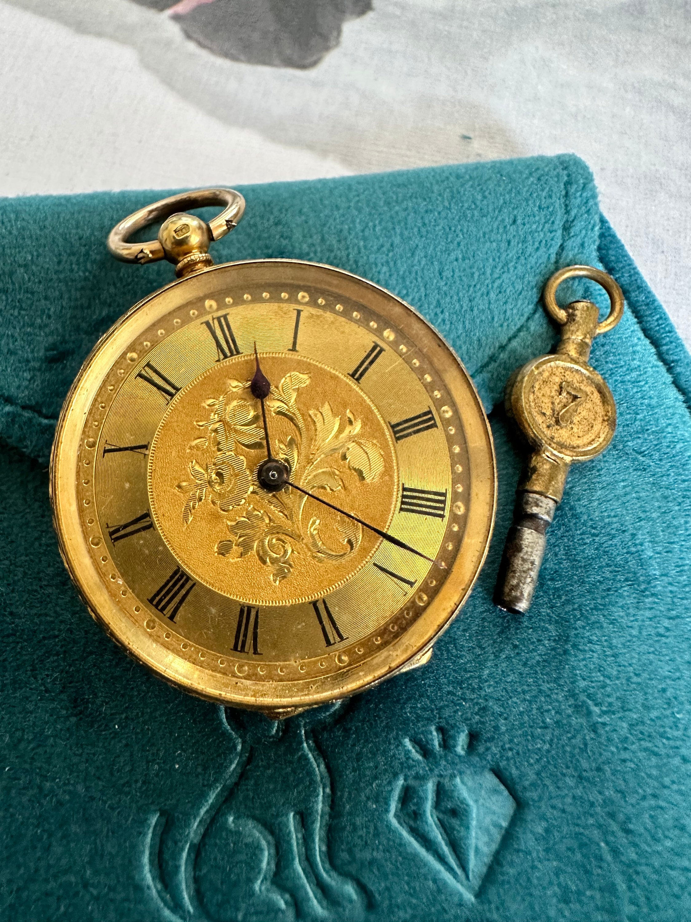 Cuivre pocket watch 14k hotsell