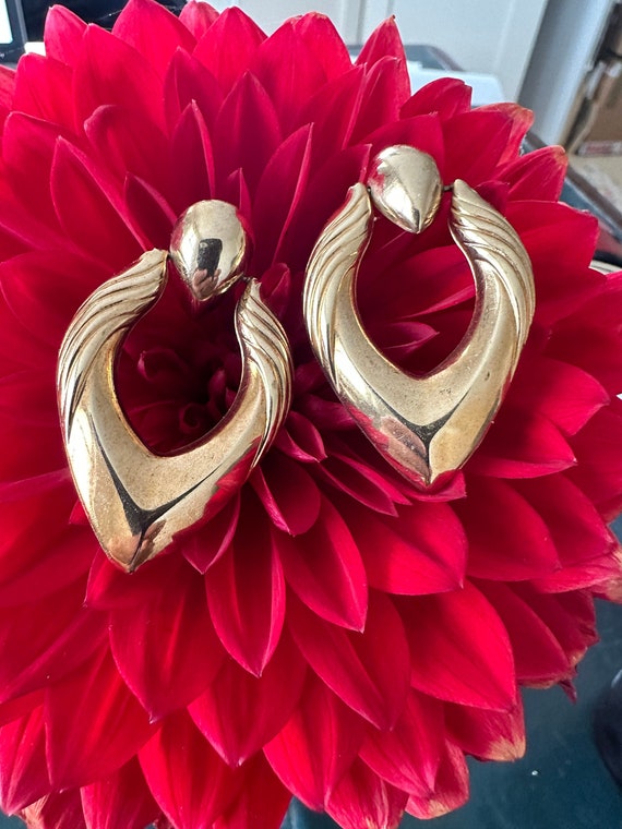 Large creole hoop sale earrings