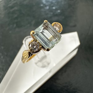 aquamarine gold dress Vintage spring break