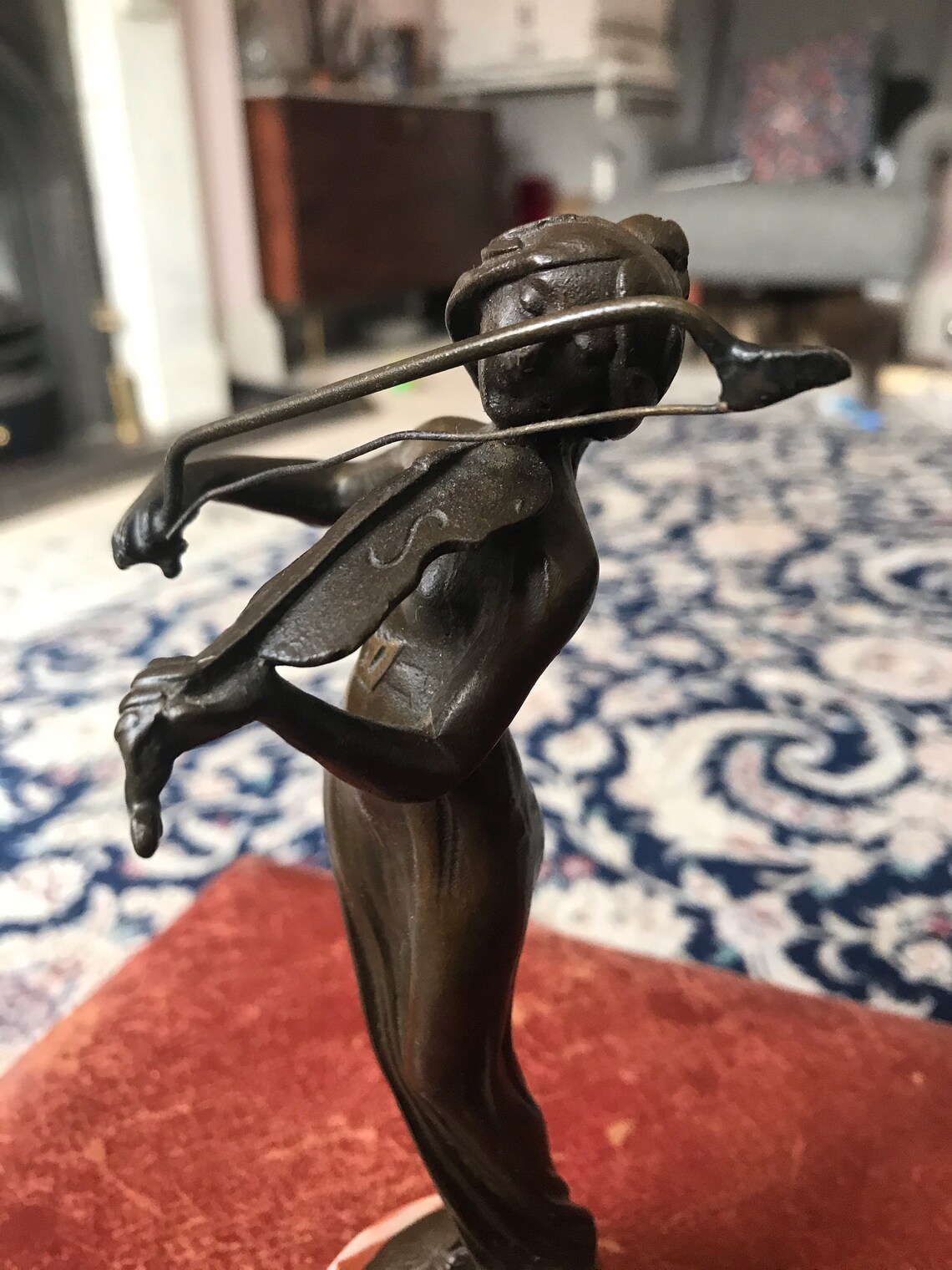 bronze art nouveau figurines