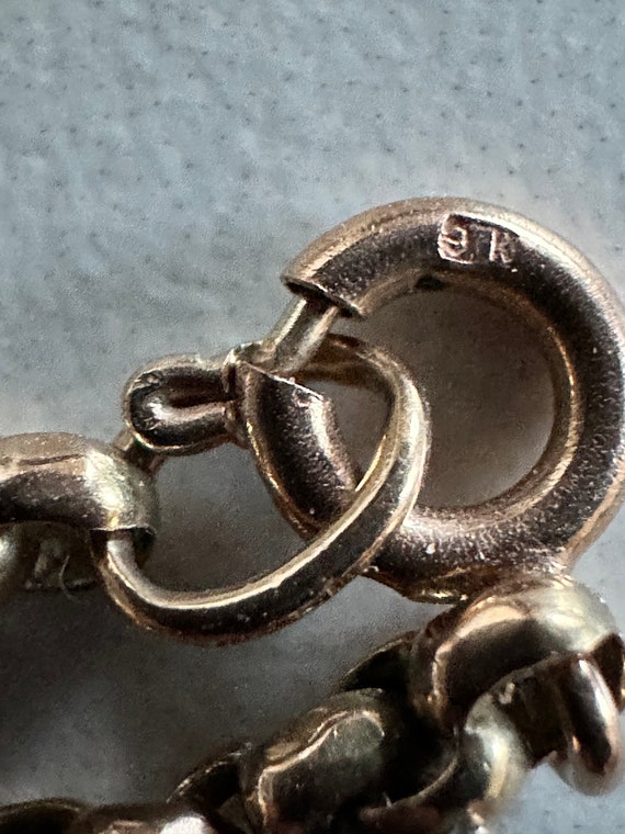 Elizabethan UNISEX Vintage 9Ct Gold Belcher Chain… - image 6