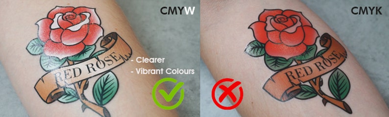 5x Custom Personalised TemporaryTattoos 26 designs to choose from!