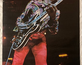 Chuck Berry 1973 Poster Great Western Burbank California And The Family Stone