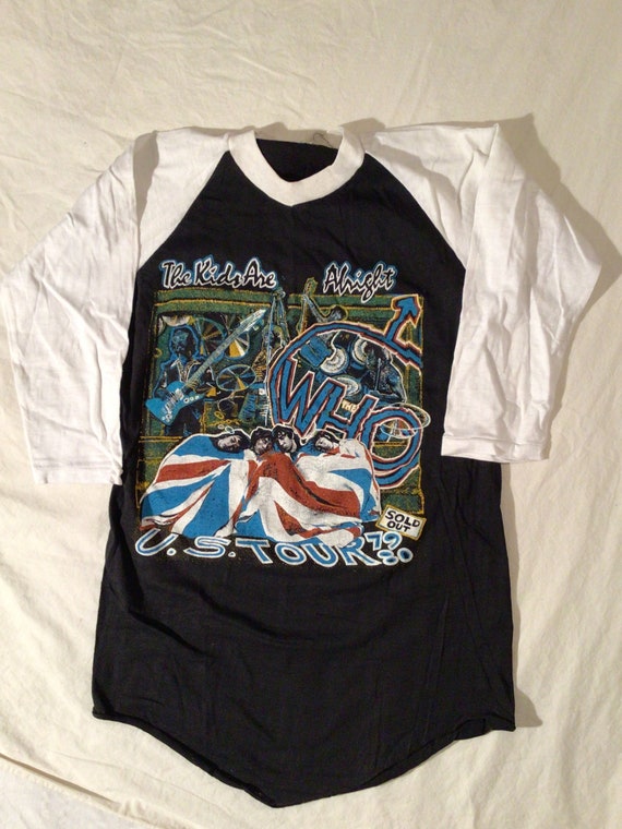 ザ・フー 1979-80 ツアー Tシャツ 両面ジャージスタイル 新品