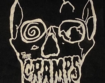 The Cramps 1981 T-Shirt Skull Persecuted Prophets Fan Club Kid Congo Poster