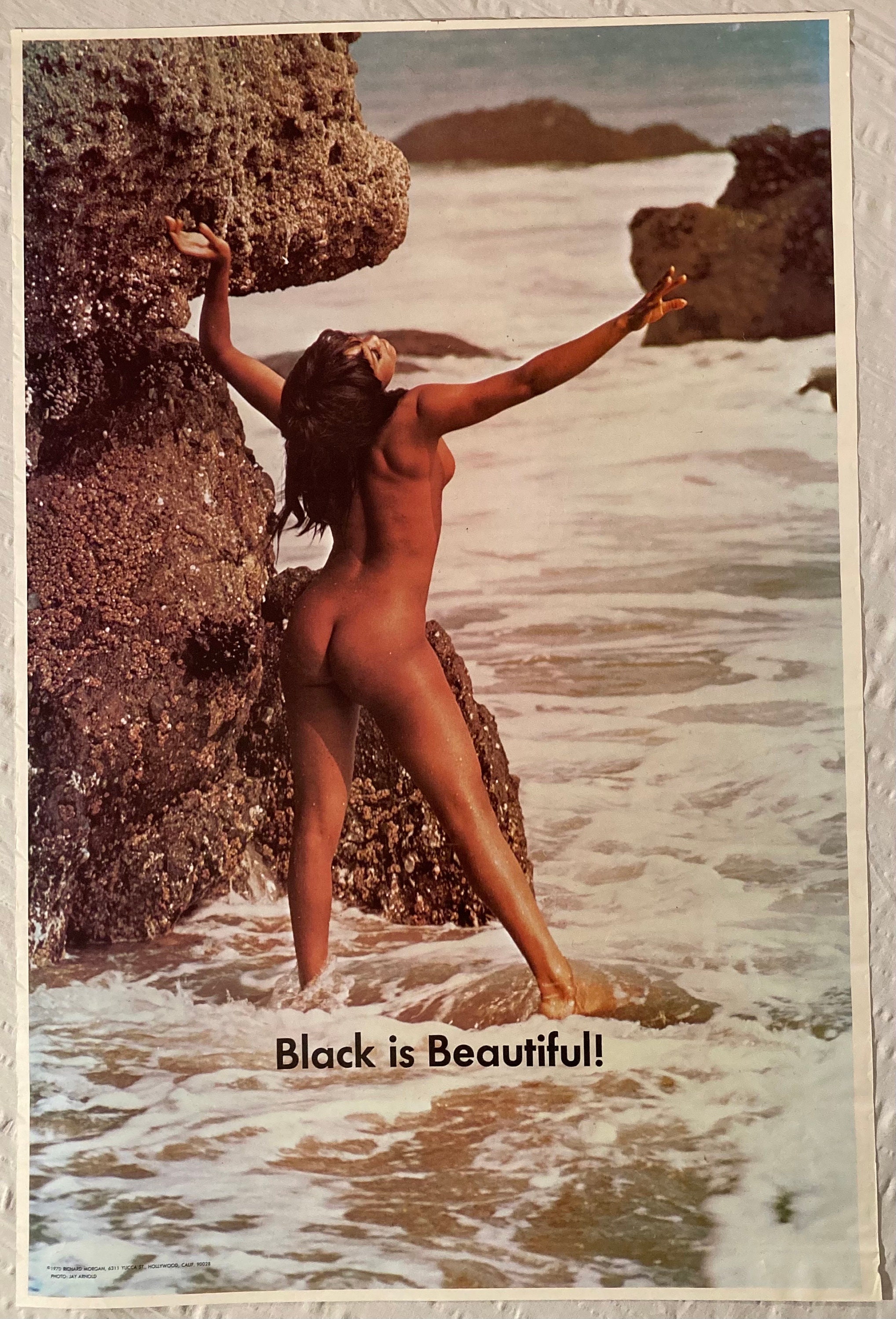 Black is Beautiful 1970 Poster Nude African American Woman Richard Morgan  Hollywood California - Etsy