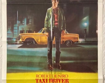 Taxi Driver 1976 Movie Poster One Sheet Martin Scorsese Robert De Niro Harvey Keitel