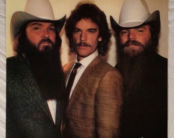 ZZ Top 1983 German Tour Poster The Best Little Band From Texas Billy Gibbons Dusty Hill Frank Beard