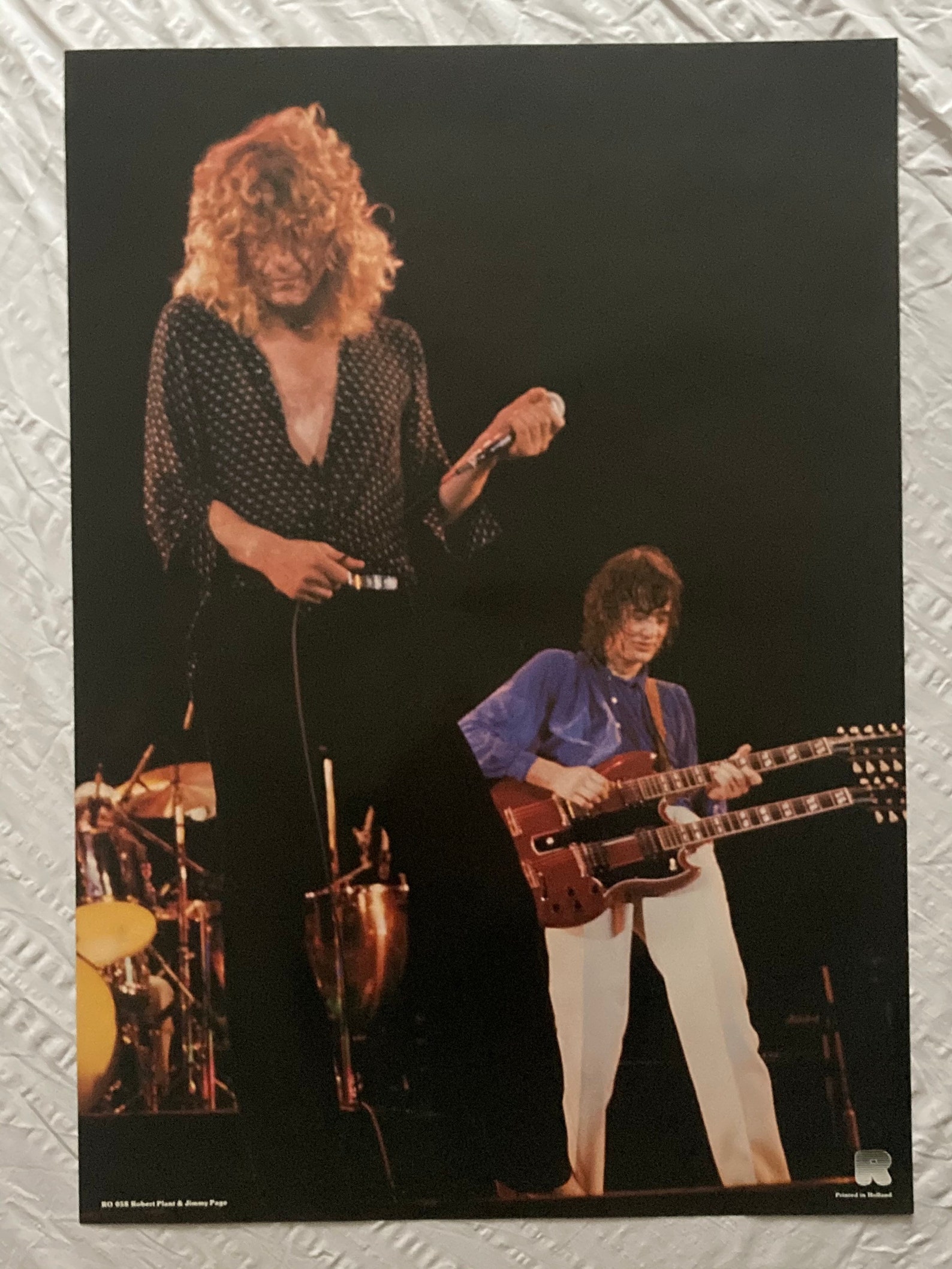 Led Zeppelin 1982 Poster Rock on Holland Jimmy Page Robert Plant