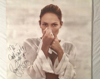 Jennifer Lopez Autographed 1999 Promo Poster
