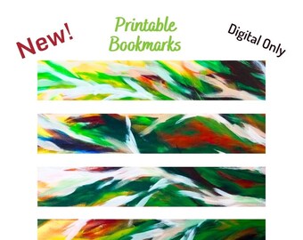 Printable Bookmarks Through The Jungle, Print + Cut