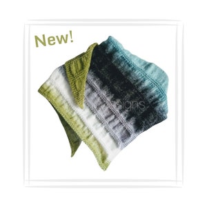 Knitting Pattern A Gathered Triangle Shawlette, Digital Pattern, Beginner Friendly