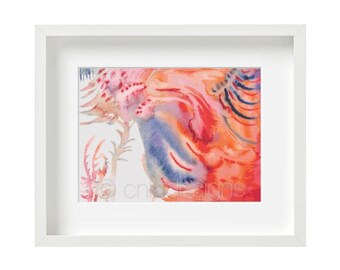 Abstract Seascapes Cross Stitch Pattern, Modern Art (PDF Pattern)