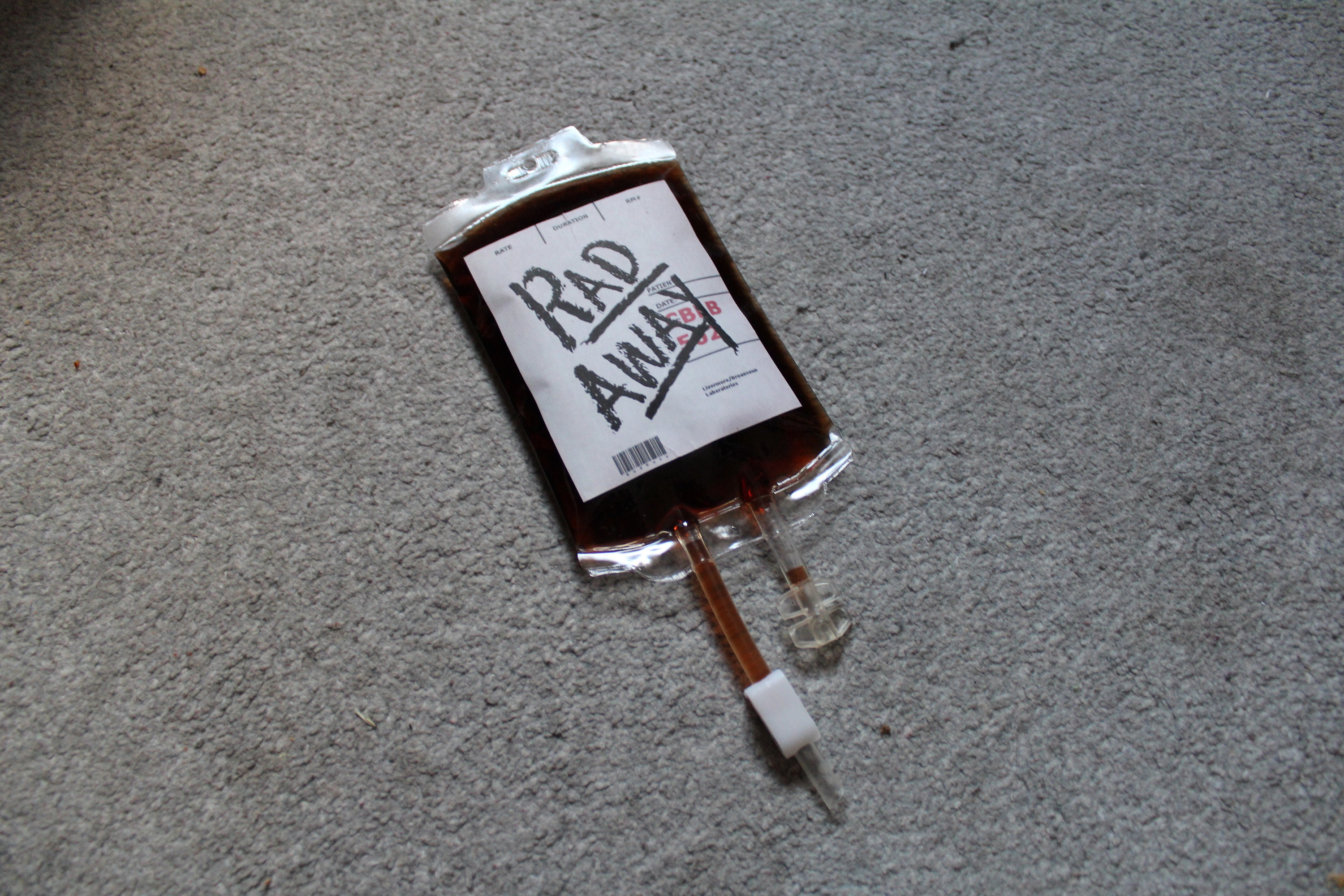 Fallout IV Bags Radaway Glowing Blood and Blood Pack Etsy