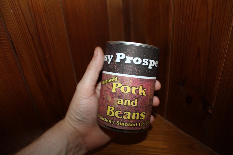 Fallout Pork and Beans Tin Etsy