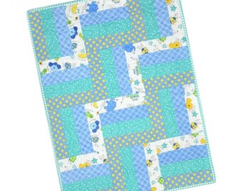 Babe in the Woods Flannel Too Rail Fence Pod Precut Quilt Kit by Maywood Studio POD-MAS03-BIW2