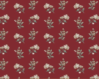 Camilla - Windham Fabrics - Boutonnieres Scarlet