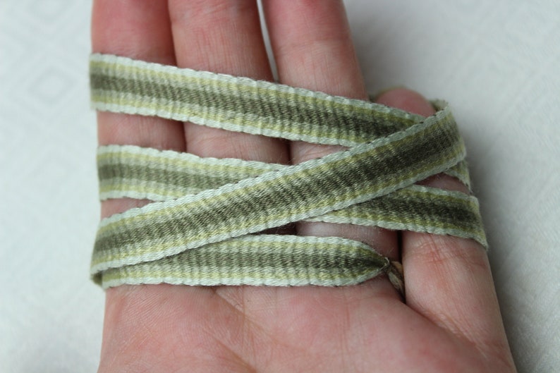 Hand-woven 100/% Silk Band 2,2 meters Braid trim Hand Made Tablet Card Weaving Loom Viking Slavs Reenactment Early Medieval LARP