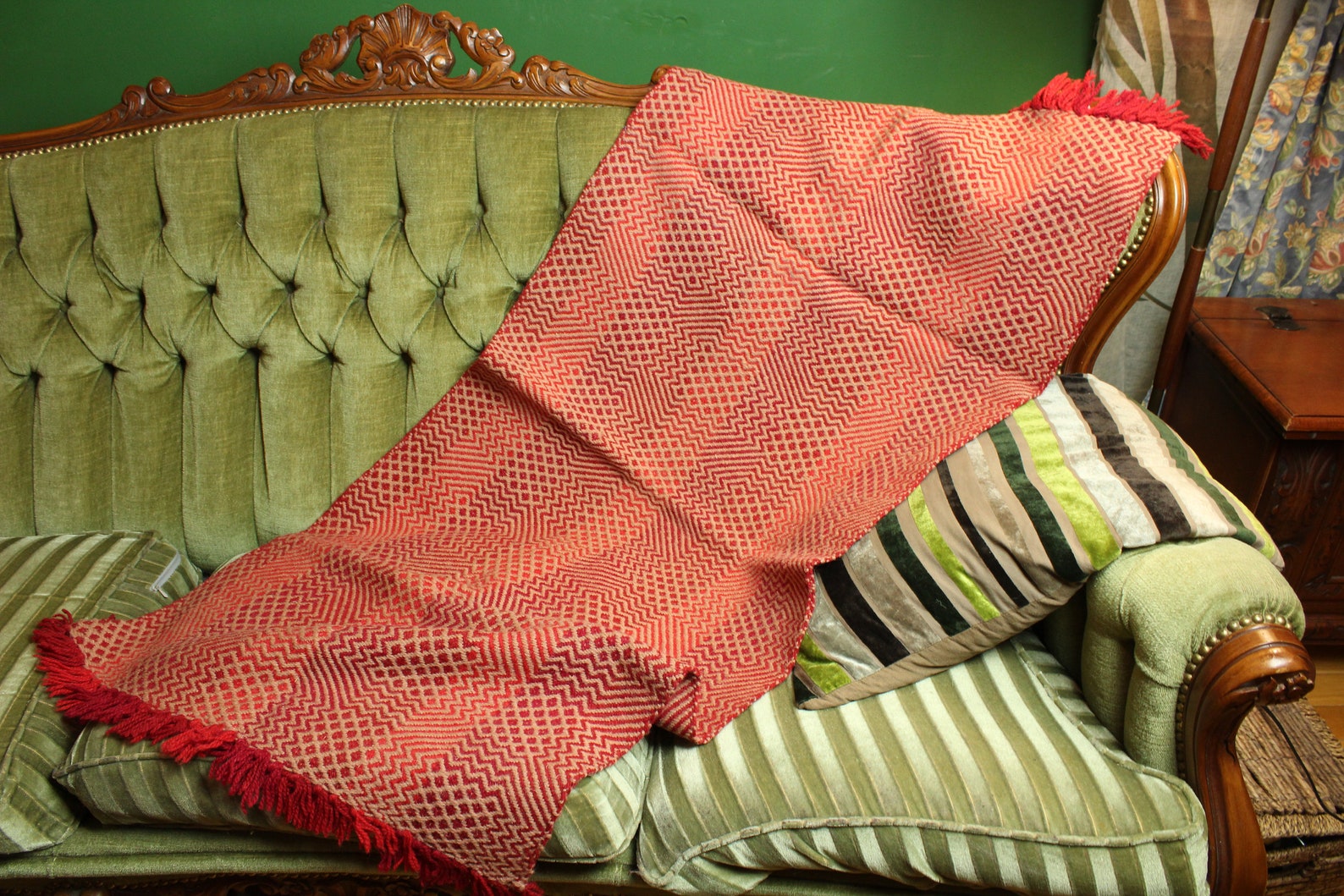 Handwoven BLANKET 152 m / 067 m Shawl Wrap Overlay Coverlet Etsy