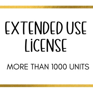 Extended Use Commercial License for ALL Designs