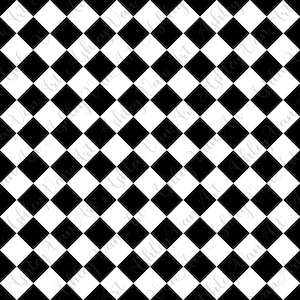 May include: A black and white checkered pattern with the text "Ashley Van Aart" repeated diagonally across the design.