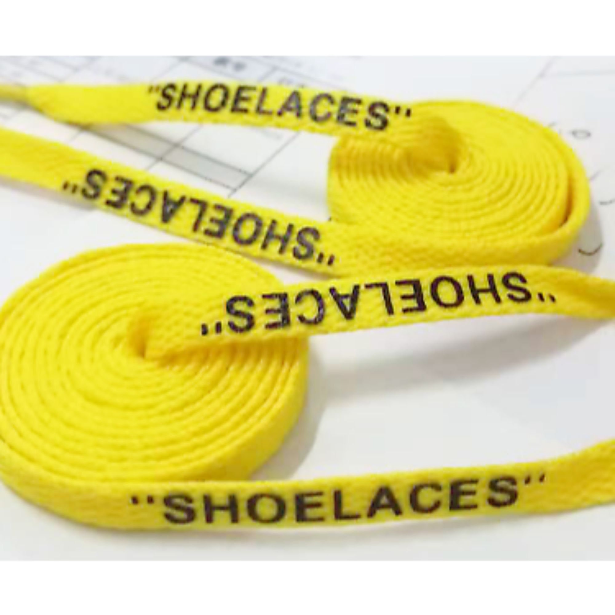 Shoelaces Flat Laces OffWhite The Ten Air Jordan Etsy