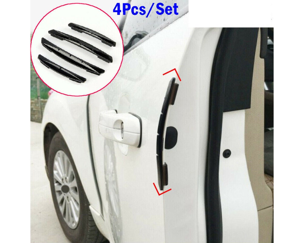 Kaufe 4Pcs Carbon Fiber Reflektierende Auto Tür Schutz Stoßstange Streifen  Dekor Außen Teile Auto Zubehör