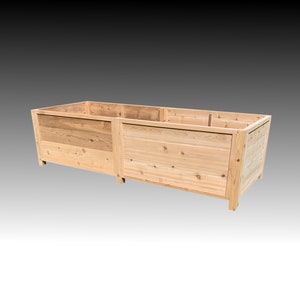 XXL Raised Garden Planter Table - Standing Herb and Veggie Box - Custom Wood Planters for Backyard & Patio