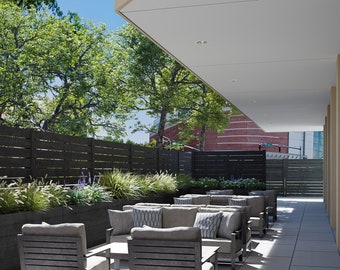 Composite Planter & Privacy Wall – Stylish Hotel and Outdoor Planters