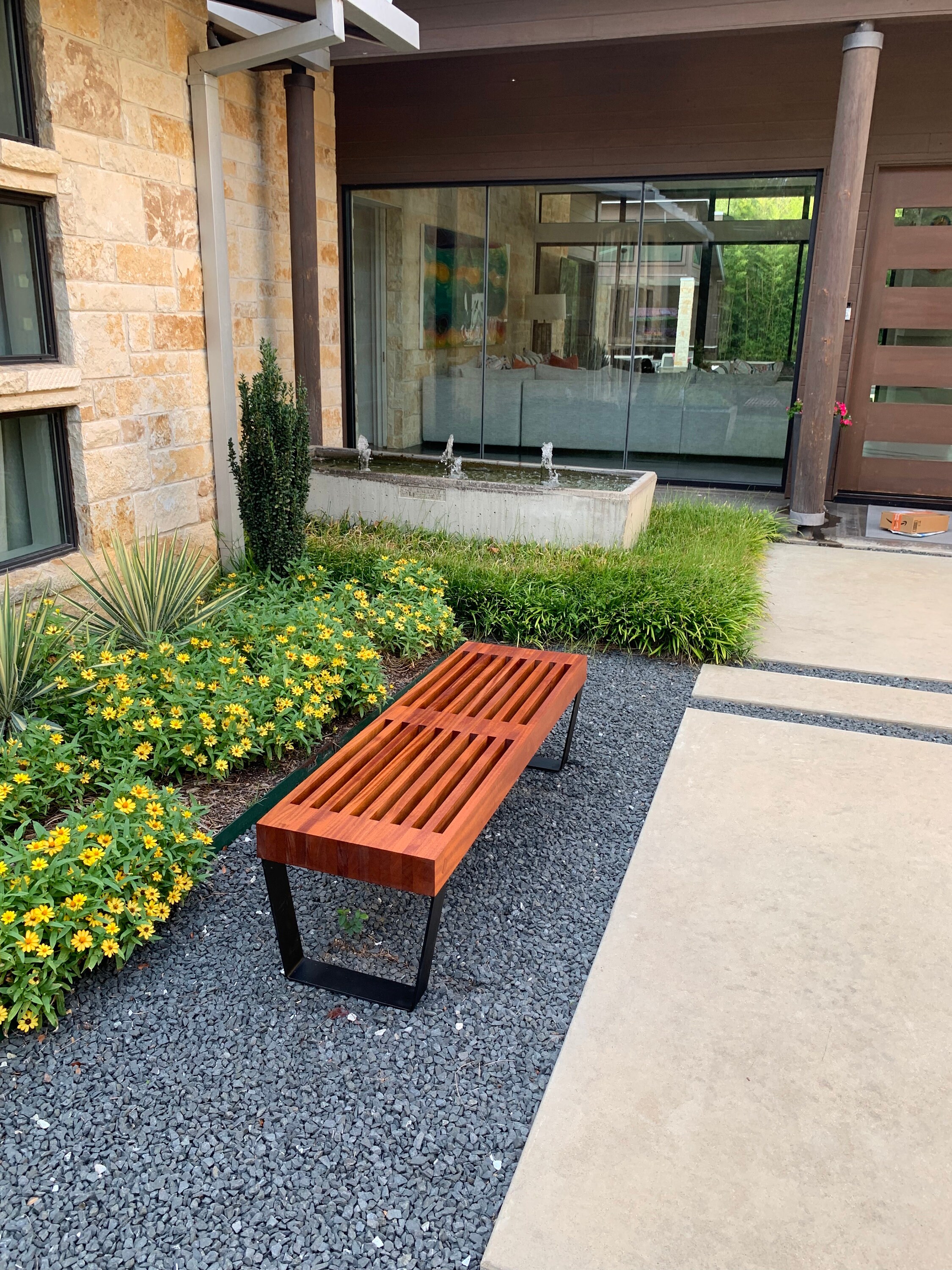 Contemporary Park Bench
