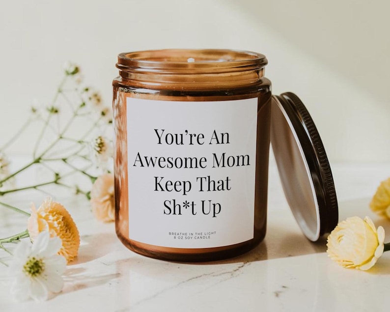 Funny Mom Candle, Mom Gift from Daughter, Birthday Gift for Mom, Mothers Day Gift, Gift for Mom, Funny Candle for Mom 画像 12