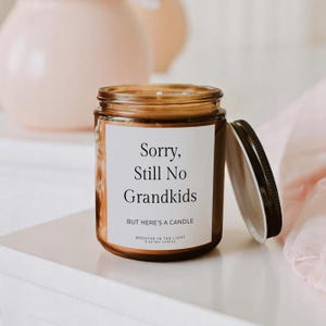 Still No Grandkids Candle, Funny Gift for Mom, Mother's Day Gift, Father's Day Gift, Funny Gift for Dad, Candle for Parents, Scented Candle