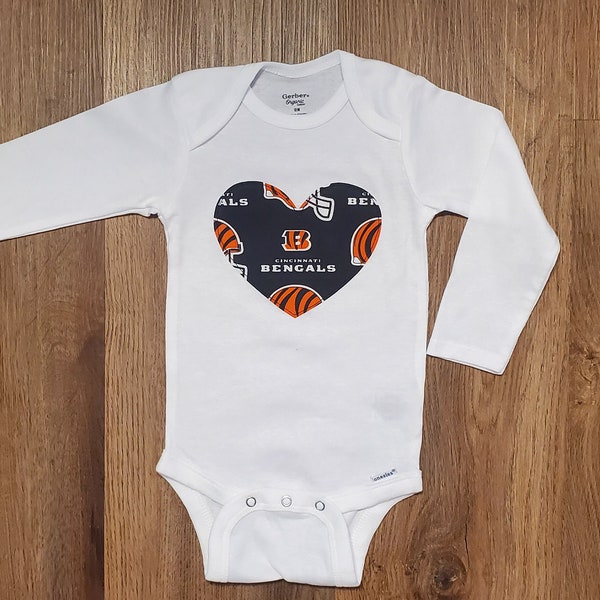 Bengals Heart Onesie