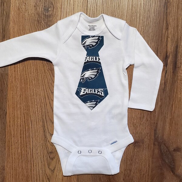 Eagles Baby Tie Onesie