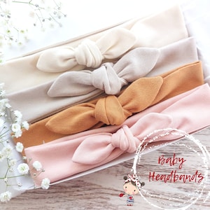 NEW COLORS/ Baby Headbands: Make your own set, Newborn Gift, Baby Girl Gift, Baby Shower Gift
