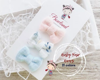 Baby haarelastiekjes, baby haarclips, peuters haarclips, kleine clips, franje haarclips, pasgeboren cadeau, babymeisje cadeau, kraamcadeau