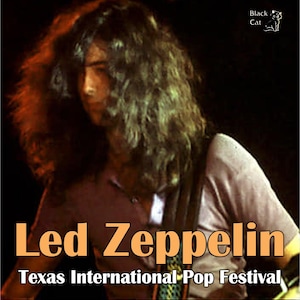 Led Zeppelin Live 1 CD Texas Pop Festival 1969 with Jimmy Page Robert Plant in Dallas TX