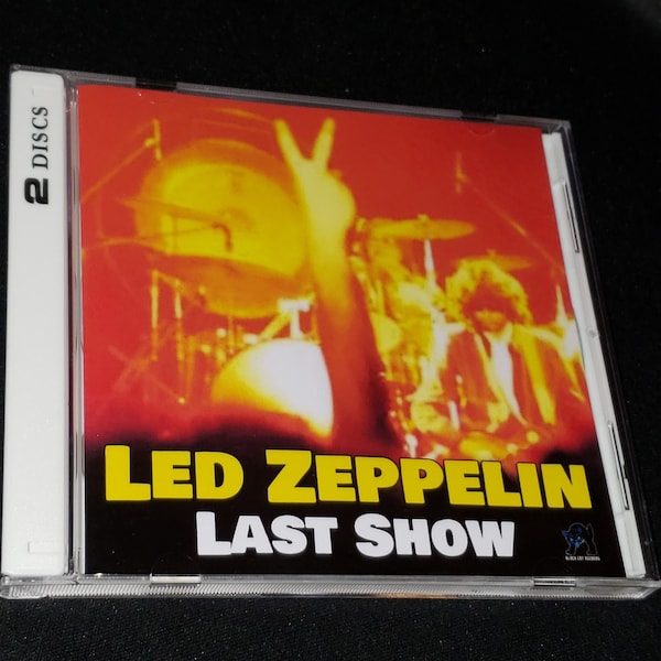 Led Zeppelin Live 2 CD Set Last Show in Berlin, Germany 1980 Last Bonham Show
