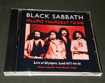 Black Sabbath Live CD Killing Yourself To Die Sweden 1977 Ozzy Osbourne