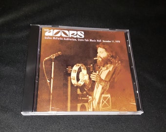 The Doors 1 CD Live in Dallas TX 1970 Jim Morrison 2nd to Last