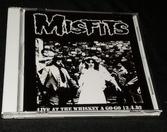 Misfits 1 CD Live in 1982 at Whiskey A Go-Go in West Hollywood CA Danzig Samhain