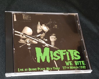 Misfits Live 1 CD We Bite Live in NYC Soundboard Danzig Samhain Live Punk