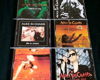 Alice In Chains Bundle 6X 1 CD Heroin Bad Dream Hollywood Toronto HI Last Show