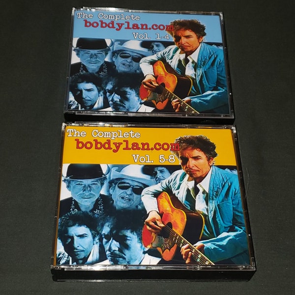 Bob Dylan 8X 1 CD Complete BobDylan.Com Vol 1-8 Alternate, Demos, Outtakes, SBD Live